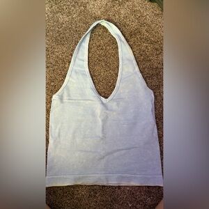 Light Blue Halter Top